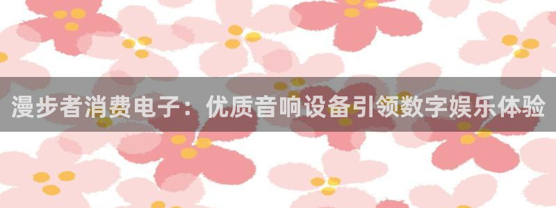 凯发k8手机客户端|漫步者消费电子:优质音响设备引领数字娱乐体验