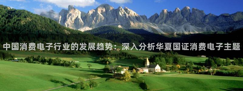 凯发K8旗舰厅App|中国消费电子行业的发展趋势:深入分析华夏国证消费电子主题